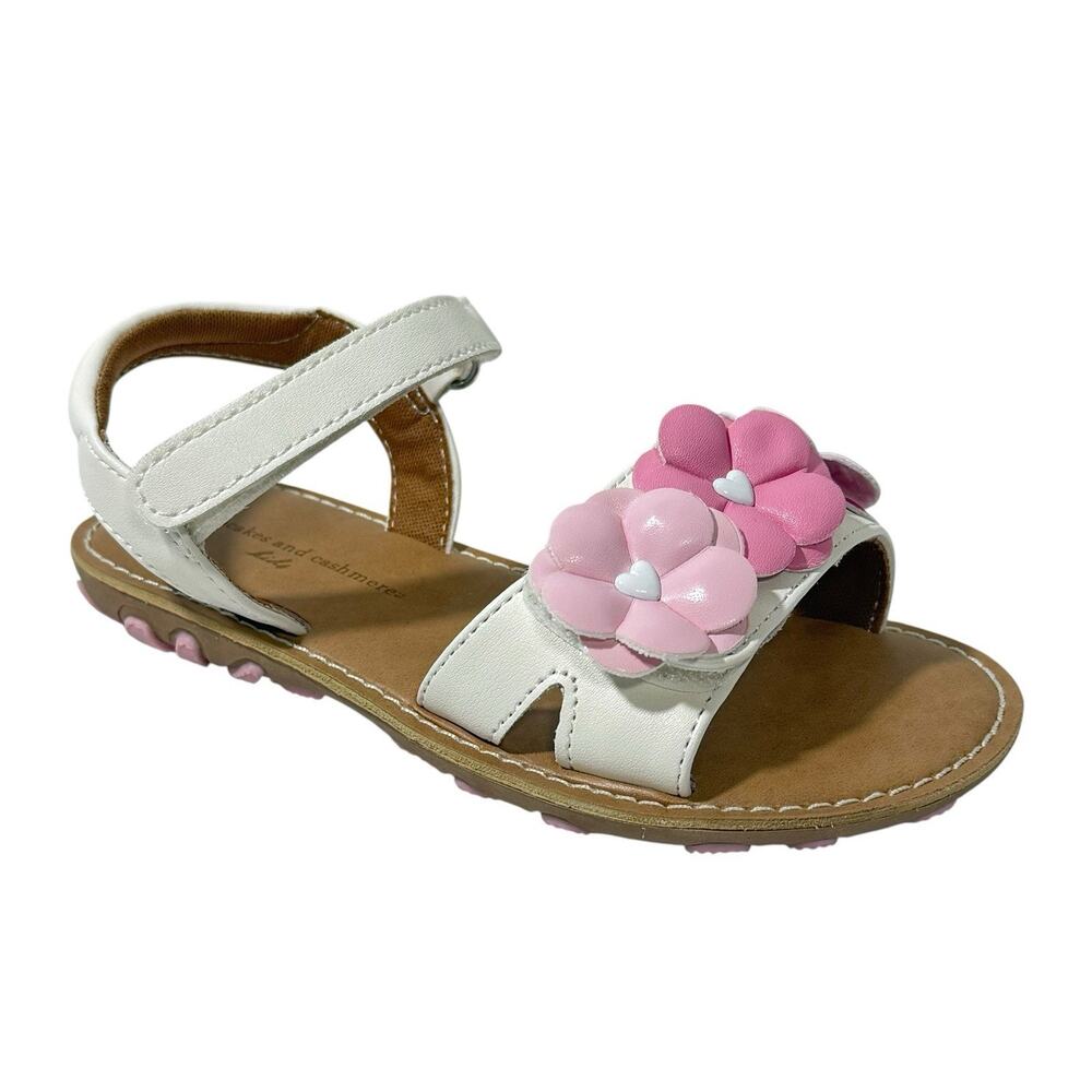 Cupcakes and Cashmere floral band Girls Adjustable Sandals SZ/10